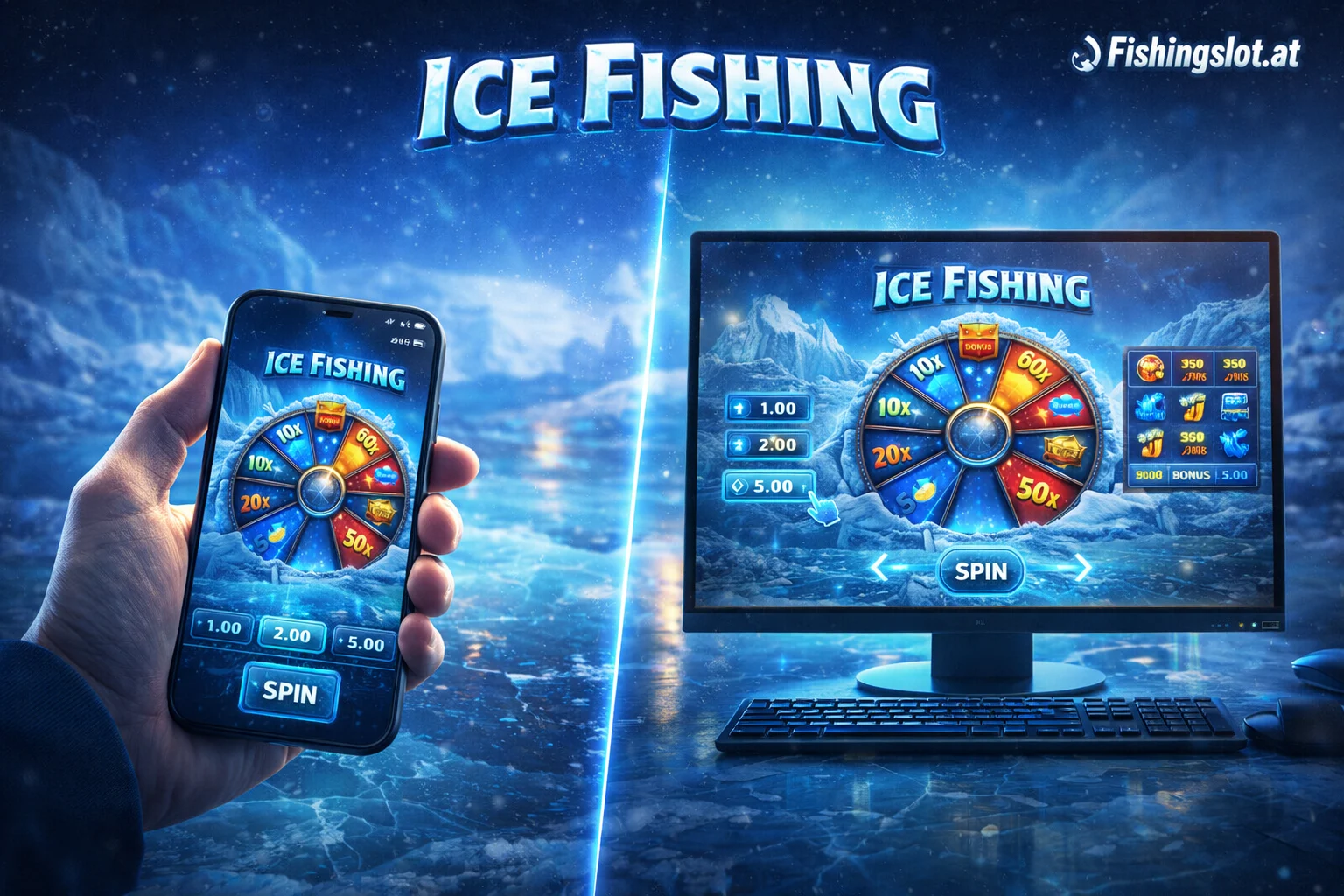 Mobil vs. Desktop: Das Ice-Fishing-Erlebnis im Vergleich
